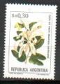 Argentine Yvert N1355 neuf 1983 Fleur Pata de vaca plante mdicinale