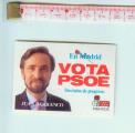 EN MADRID VOTA PSOE /  JUAN BARRANCO /  autocollant / POLITIQUE