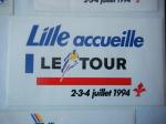 Lille accueille le Tour de France 1994 Autocollant VELO SPORT Cyclisme 