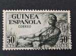 Guine espagnole 1952 - Y&T 334 obl.
