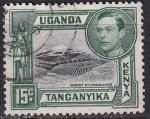 kenia ouganda  tanganyika - n° 84  obliteré - 1952