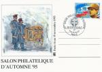 Carte avec cachet commmoratif 49me Salon philatlique d'automne - Paris 1995