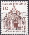 Allemagne - 1964/65 - Yt n 322 - Ob - Pavillon des remparts Zwinger Dresde