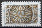 France 2012; Y&T n aa654; LP 20g; Impression relief, cuivre & argent, Egypte