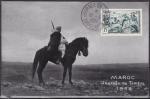 MAROC N 330 sur FDC de 1954 "journe du timbre"