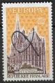 FRANCE - 1972 - Yt n 1714 - Ob - EUROPA ; cathdrale dAix la Chapelle ; chirch