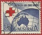 Australia 1954.- Cruz Roja. Y&T 211. Scott 271. Michel 246.