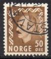 NORVEGE N 329 o Y&T 1950-1952 Roi Haakon VII