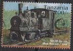 TANZANIE N 1737 o Y&T 1995 Singapour 95 Exposition philatlique (Locomotive 60L