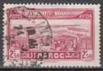 Maroc 1933  Y&T  PA 37  oblitr