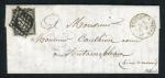 Rare lettre de Neuilly sur Seine pour Fontainebleau ( Seine 1849 ) avec un n° 3