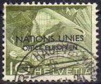 Suisse 1950 - TP Suisse surcharg "Nations Unies/Office Europen" - YT S297 