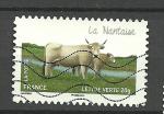 France timbre oblitr anne 2014  Les Vaches, La Nantaise