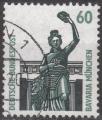 Allemagne - 1987 - Yt n 1168 - Ob - Statue de Bavaria ; Munich