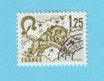 FRANCE ZODIAQUE LION 1978 / PREOBLITERE