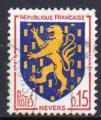 FRANCE N 1354 o Y&T 1962-1965 Armoiries (Nevers)