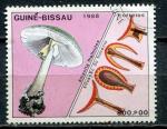 Timbre GUINEE BISSAU  1988  Obl   N 479  Y&T  Champignons