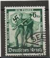 ALLEMAGNE EMPIRE  ANNEE 1938  Y.T N°605 OBLI  