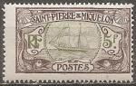 saint-pierre et miquelon - n 93  neuf/ch - 1909/17