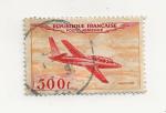 FRANCE TIMBRE STAMP POSTE AERIENNE N 32 " AVION FOUGA MAGISTER 500F