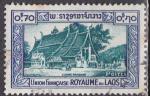 LAOS N 6 de 1951 avec oblitration postale