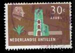 Antilles Neerlandaise Yvert N269 Oblitr 1958-59 Tour GUILLAUME III  ARUBA