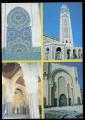 CPM non crite Maroc CASABLANCA Grande Mosque Hassan II Multi vues