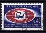 FR34 - Yvert n 1515 - 1967 - Congrs de l'Union europenne de Radiodiffusion