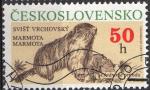 Tchcoslovaquie 1990; Y&T n 2863; 50 h, faune, marmotte
