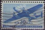 Etats-Unis : Y.T. PA.31 - Avion bimoteur - oblitr - anne 1947  