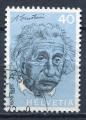 Timbre SUISSE 1972   Obl   N 912  Y&T  Personnage A. Einstein