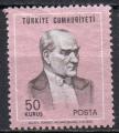 TURQUIE N° 1943 *(nsg) Y&T 1970 Kemal Atatürk