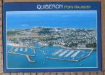 CP 56 Quiberon - Port-Haliguen port et plage vue arienne (timbr 1995)