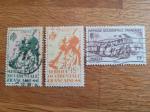 1 lot de 3 timbres oblitrs AOF n YetT 6 20 - 21 - 40