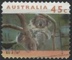AUSTRALIE - 1994 - Yt n 1373 - Ob - Koala sieste dans un arbre ; adhsif