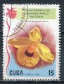 Timbre de CUBA 1998  Obl  N 3736   Y&T Fleurs Orchide