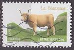 Timbre AA oblitr n 955(Yvert) France 2014 - Vache, la Barnaise