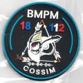 Ecusson PVC BMPM COSSIM OFFICIEL 80mm Bataillon de Marins Pompiers de Marseille 