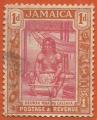 Jamaica 1922.- Mujer Arawak. Y&T 105. Scott 89. Michel 99.