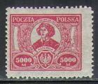 Pologne 1923 Y&T 270**     M 184**    Sc 194**    Gib 201**