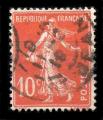 France Oblitr Yvert N138 Semeuse 10c Rouge 1907