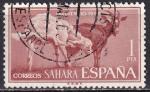 sahara espagnol -  n 200  obliter - 1962