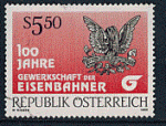 Autriche 1992 - YT 1888 - oblitr - 100 organisation travail chemin de fer