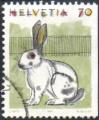 Suisse/Switzerland 1991 - Animal: lapin, de carnet - YT 1364a 