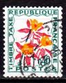 FR60 - Yvert n 100 - 1964 - Fleurs des champs :Ancolie
