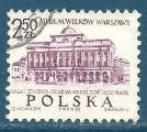 Pologne N1456 Varsovie - Palais Staszik oblitr