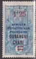 OUBANGUI-CHARI N 70 de 1925 neuf*