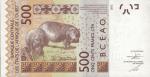 Afrique De l'Ouest Sngal 2015 billet 500 francs pick 719d neuf UNC