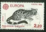 France 1986 - YT 2416 - oblitr - Europa (protection de la nature) - genette