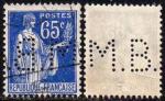 FRANCE - 1937 - Y&T 365 - PERFOR